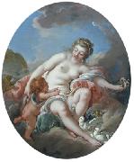 Francois Boucher Venus Restraining Cupid painting